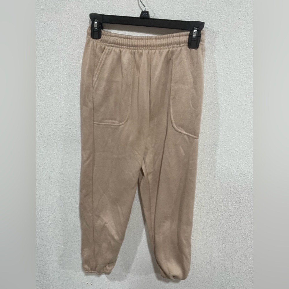Tan sweat pants
